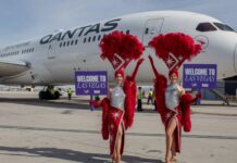 Qantas Meluncurkan Penerbangan Nonstop Pertama ke Las Vegas dari Sydney